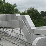 kanały wentylacyjne z ALP na dachu